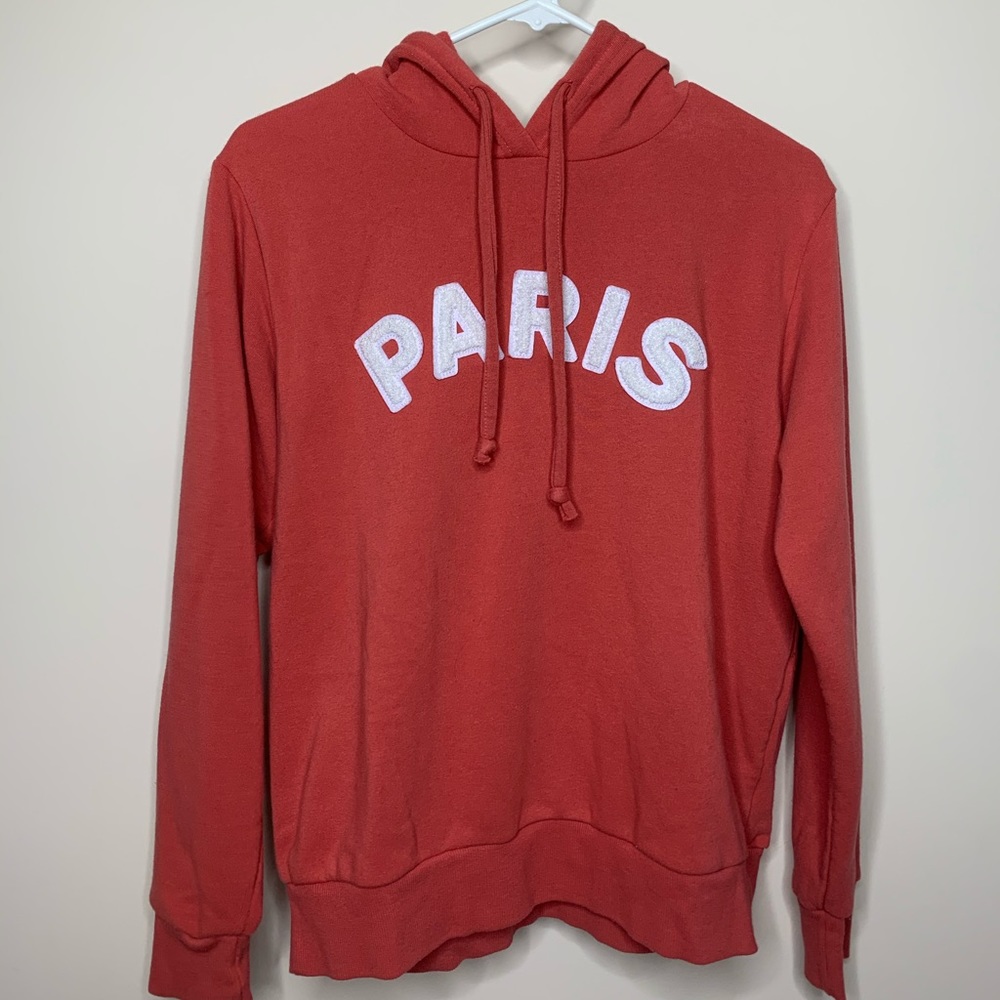 Pink Paris Hoodie Kids